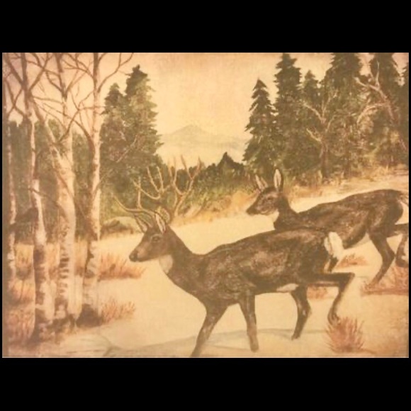 Decorative Wall Hanging on Fabric - Picture 2 of 3